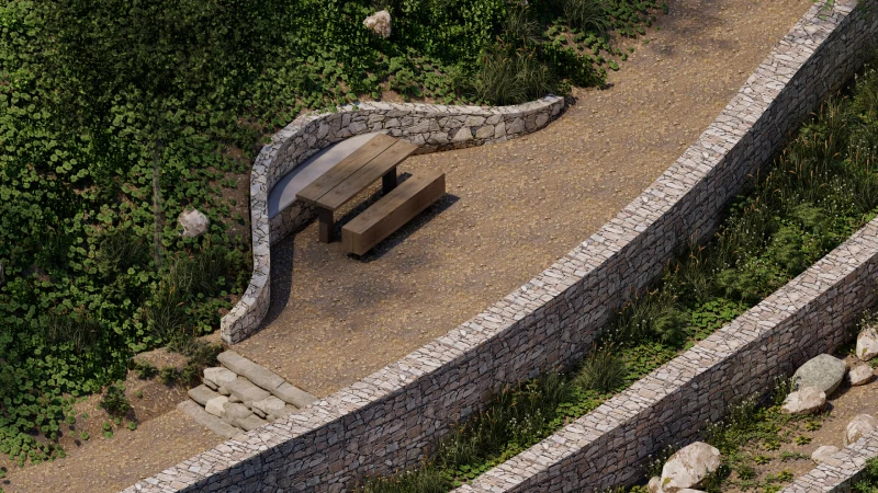 TERRARIO LANDSCAPE AREA PICNIC