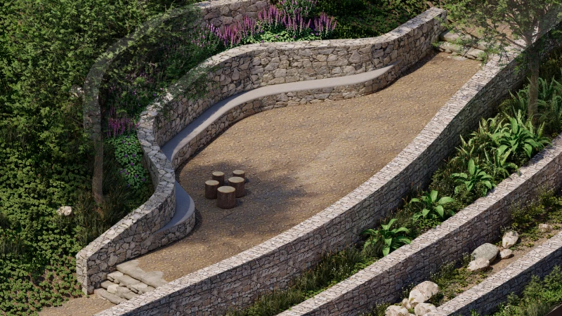 TERRARIO LANDSCAPE AREA SOCIAL